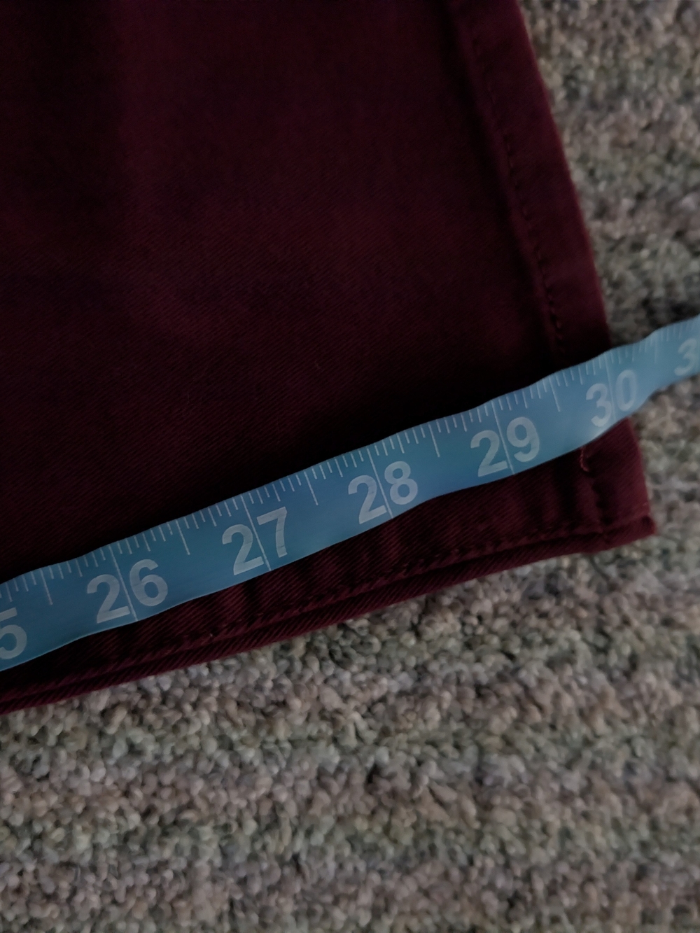 NWT Levi's Classic Straight Leg Pants Burgundy Maroon Size 12M - Picture 5 of 5